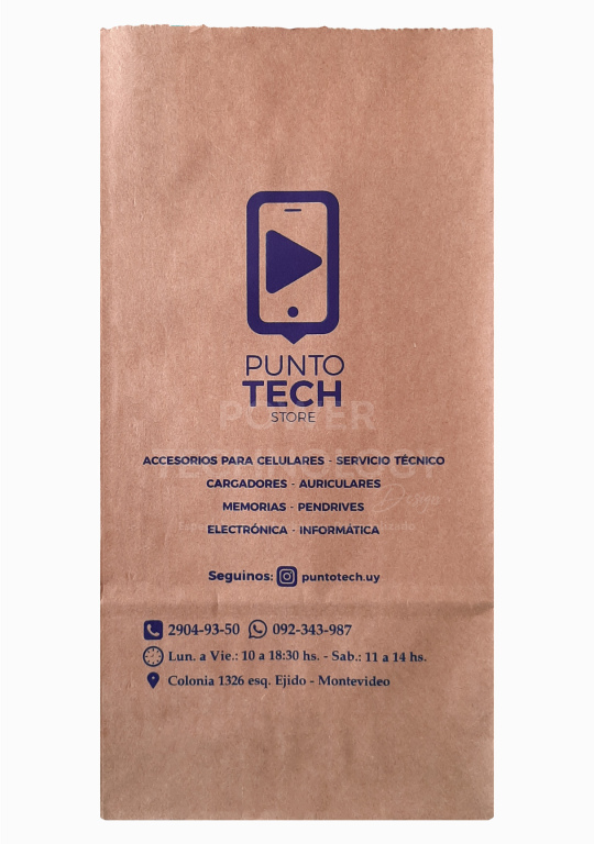 Bolsas De Papel Impresas Para Productos 1k