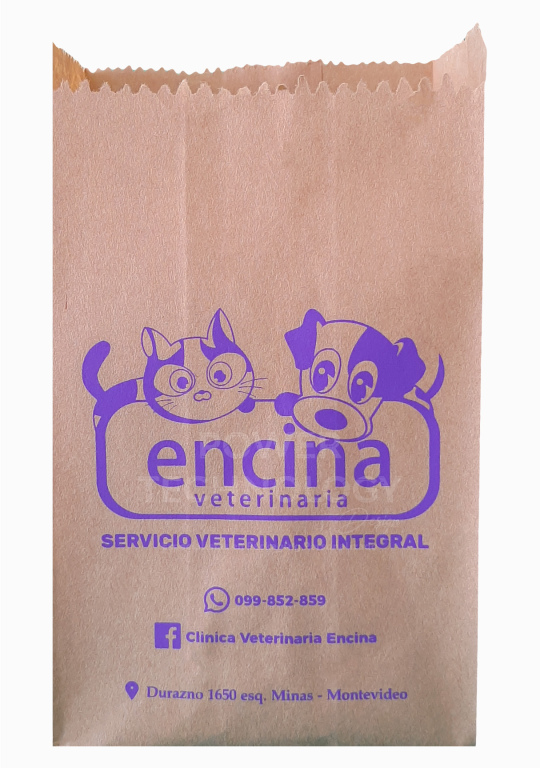 Bolsas De Papel Impresas Para Productos 1/4k