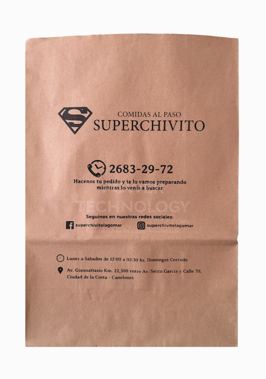 Bolsas De Papel Impresas Para Envíos Nº 6